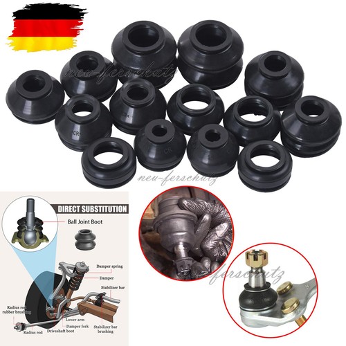 14x gummi kugelgelenk - 14x,