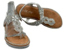 Zehensteg Damen Strass