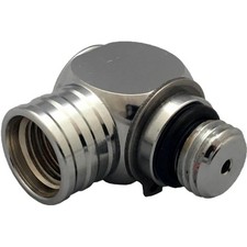 SF-1 Top: Atemregler 1. Stufe Hochdruckwinkel Adapter 7/16 auf 7/16 Finimeter 