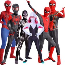 Superhelden Spiderman Kinder Halloween Kostüm Venom Gwen Stacy Cosplay Jumpsuit