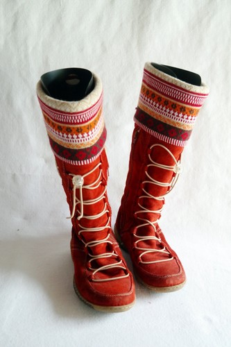 Fun co lederstiefel - &,