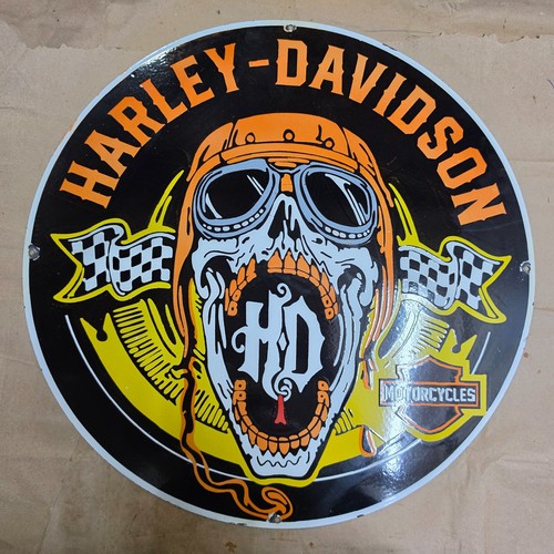 Harley totenkopf porzellan - totenkopf,