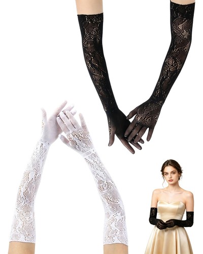 Lange spitze handschuhe - lange,