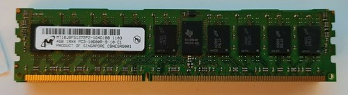 Micron 4gb 1rx4 pc3 - 1rx4, pc3-10600r