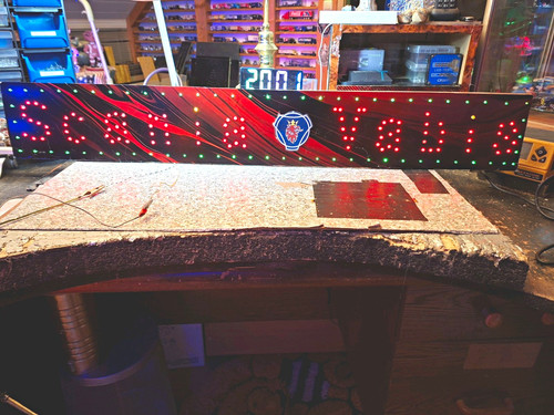 Led leuchtschild mit text - leuchtschild, –