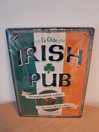Blechschild irish pub - blechschild, beer