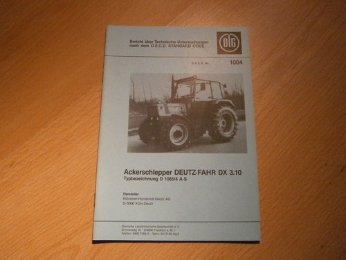 Ackerschlepper deutz fahr - ackerschlepper, dx