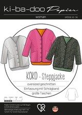 Schnittmuster Kibadoo Steppjacke Koko