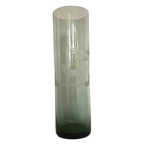 Rauchglas hirsch geschliffen - rauchglas,