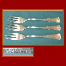 3 WMF Kuchengabeln,3700 Altbarock,Gabeln,90 Silberauflage,Besteck,Einzelstücke,