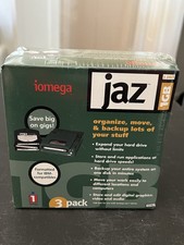 New Sealed 3 Pack Iomega Jaz