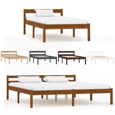 Massivholzbett Kiefer Bettrahmen Bettgestell Holzbett Einzelbett Doppelbett Bett