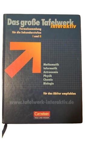 Cornelsen das große tafelwerk - das,