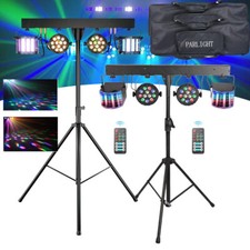 2st DJ Party Licht +Stand RGBW