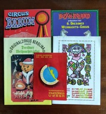 Zirkus Programmhefte Barum, Berolina,Busch Roland, Laternamagika,...