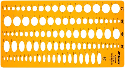 Ellipse zeichenschablone - ellipse,