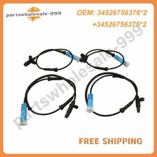 4PCS Front Rear Left Right ABS