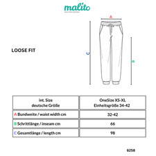 Damen Pumphose im Denim-Look