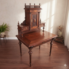 27743 Schreibtisch mit Aufsatz