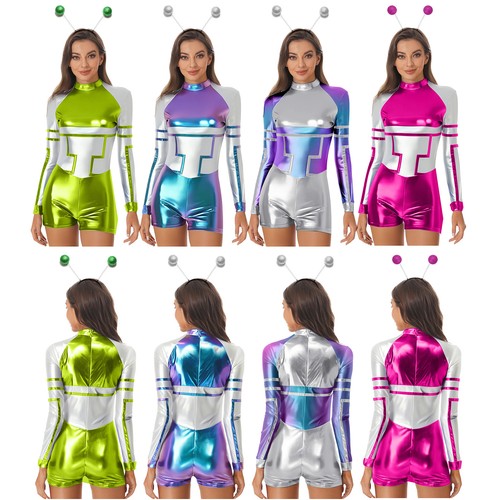 Damen alien kostüm - kostüm, body