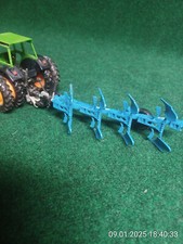 Siku 4 Schar Pflug,Britains ,UH,Hausser,Trecker,Tractor,Schuco ,1:32 Bauernhof