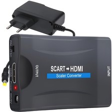 Scart zu HDMI auf Konverter Wandler AV Scaler Converter Adapter 1080P HD Retoo