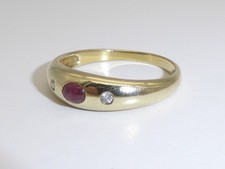 333 Gold Ring 8K Gelbgold