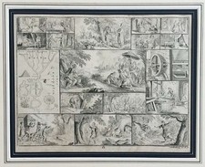 Orig. Kupferstich: nach DANIEL