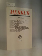 Merkur. Deutsche Zeitschrift für europäisches Denken. Nr. 596, Heft 11, 52. Jahr