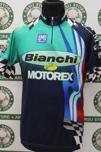 Radtrikot bianchi santini - bianchi, gr