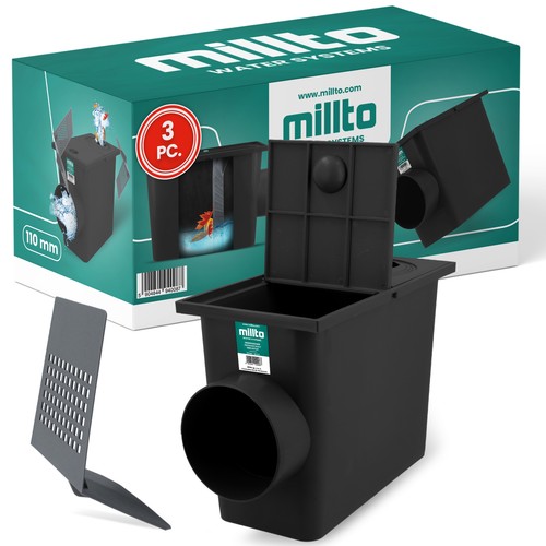 Millto regenwasserablauf - 3x,