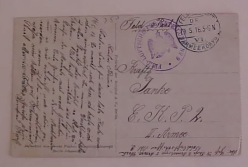 German 1916 feldpost vi - ,