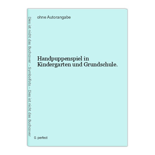 Handpuppenspiel - , in