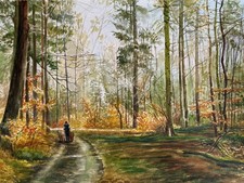 Aquarellbild Original 45x33