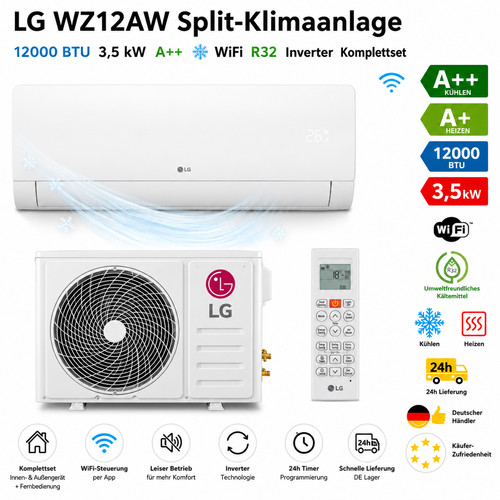 Wz12aw split klimaanlage - lg, split-klimaanlage