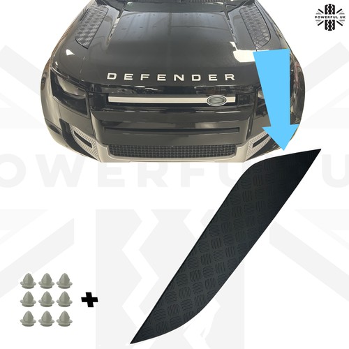 Schwarz karo motorhaube blende - schwarz,