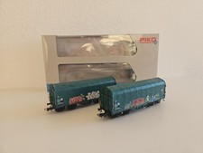 Piko H0 58389 Schiebeplanwagen Set Grafitti