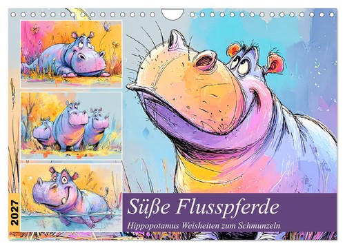 Süße flusspferde - süße,