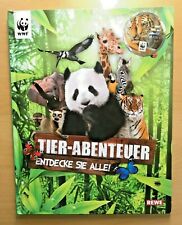 Tier-Abenteuer WWF Sticker-Sammelalbum von Rewe , komplettes Album (180 Sticker)