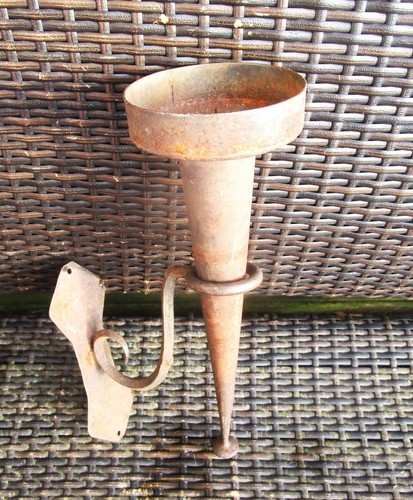 Wandkerzenhalter-Burgfackel