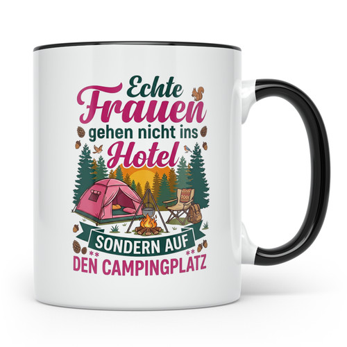 Camping tasse für frauen mit - camping,