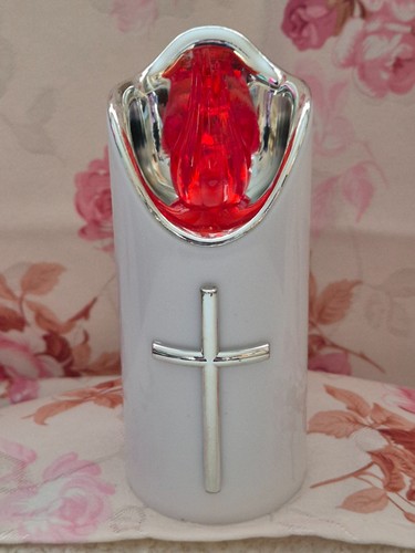 Led grablicht kerzen weiss - led,
