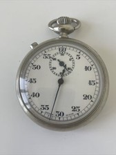 Atemberaubende WWII Militär Ausgabe Stoppuhr - funktioniert perfekt - Schmuck Schweizer Uhrwerk