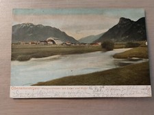 Postkarte Oberammergau Passionstheater Laber Kofel 17.08.1906 gel_