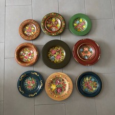 9x Nostalgische Bauernteller