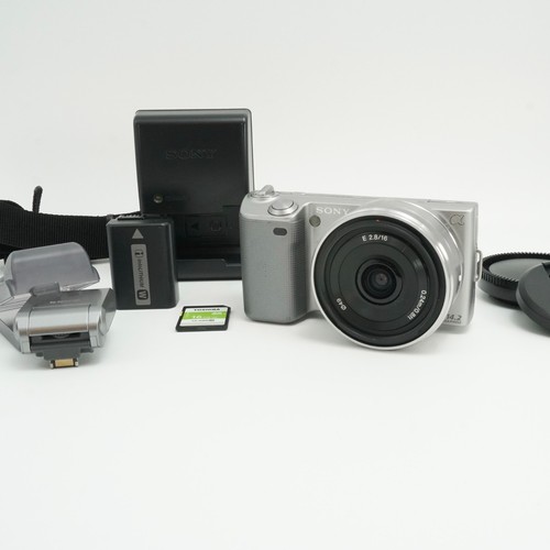 Sony alpha nex - alpha, silber