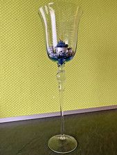 Kerzenständer Kerzenleuchter Designerglas Studioglas XXL 40cm incl. Deko