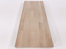 Massivholzplatte Möbelbau Leimholzplatte Eiche 45 mm keilgezinkte Lamellen KGZ