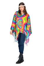Poncho hippie tie - hippie,