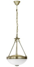 Kronleuchter Weiß Ø31cm